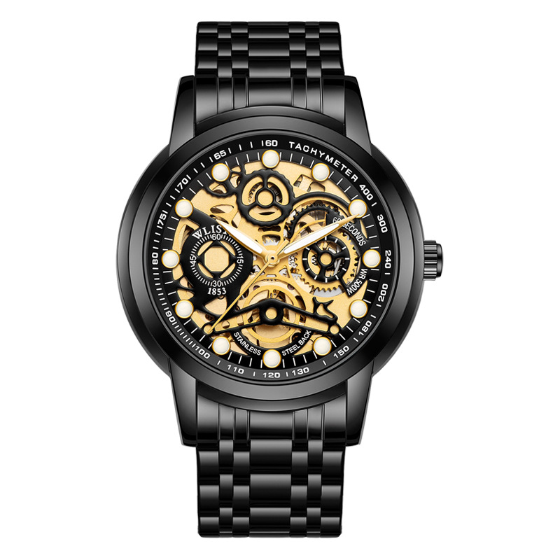 Skeleton Automatic Mechanical Watch Business Fashion Men's Watch