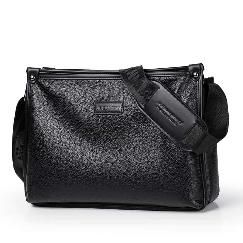 New texture shoulder bag men's large-capacity business bag fashion simple commuter crossbody bag wholesale