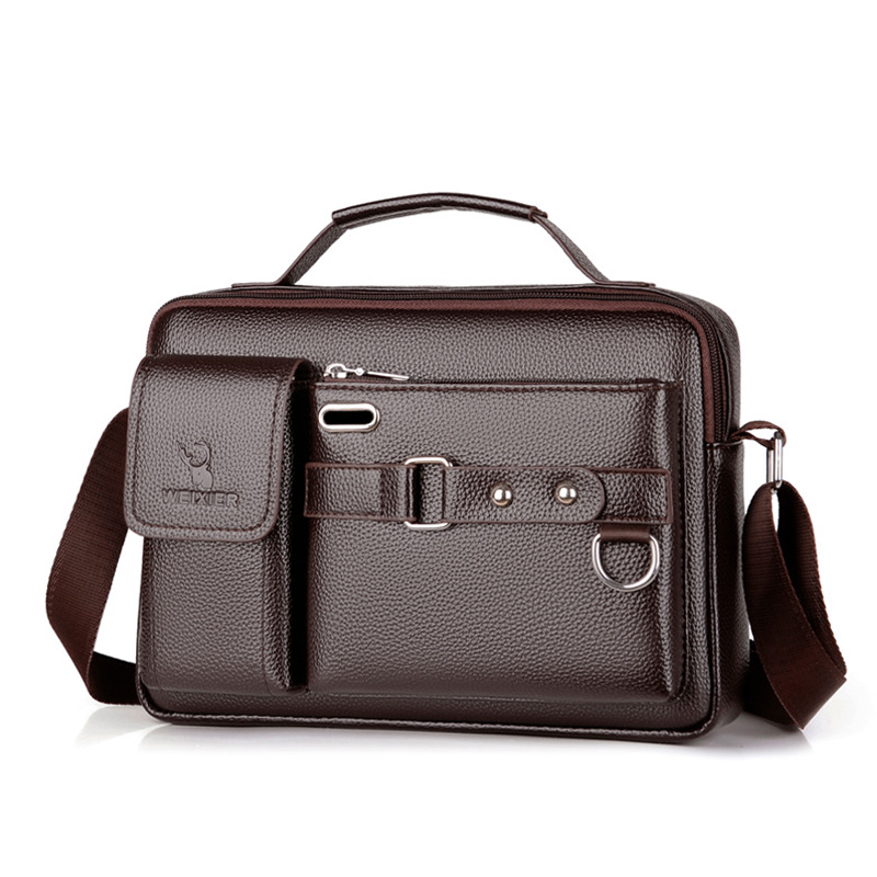 Men's Shoulder Crossbody Bag Business Duty Men's Shoulder Bag Senior Sense Boys Satchel Men's Bag